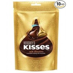 Hersheys Kisses Milk Chocolate Pouch 36G