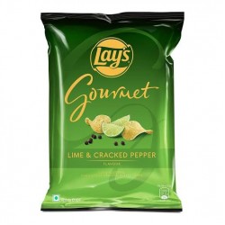 Lays Gourmet Potato Chips - Lime & Cracked Pepper 73G 