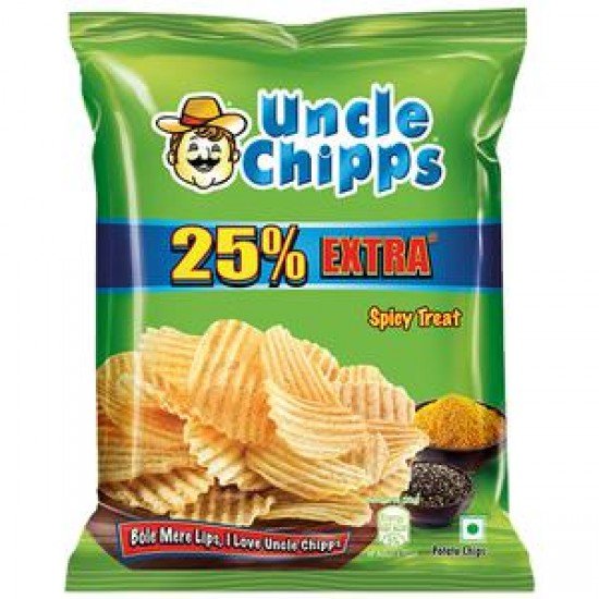 Uncle chips Spicy Treat, 24G,10Rs