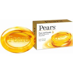Pears Pure & Gentle98%Pure Glycerin & Natural Oils Soap Bar, 100+20G