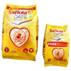 Saffola Oats 100% Natural 1KG + 300G Free