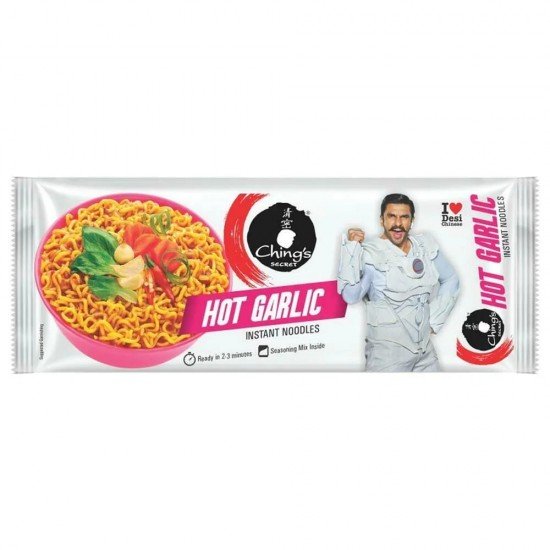 Chings Hot Garlic Instant Noodles 240G