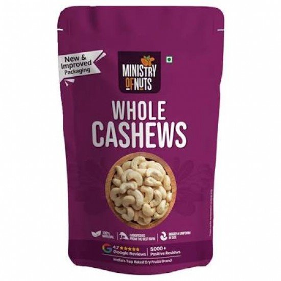 MINISTRY OF NUTS WHOLE CASHEW 200G
