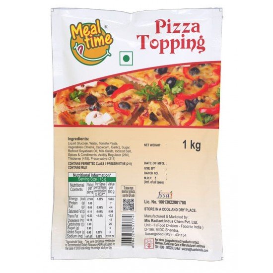 MR'S FOODRITE PIZZA TOPPING 1KG