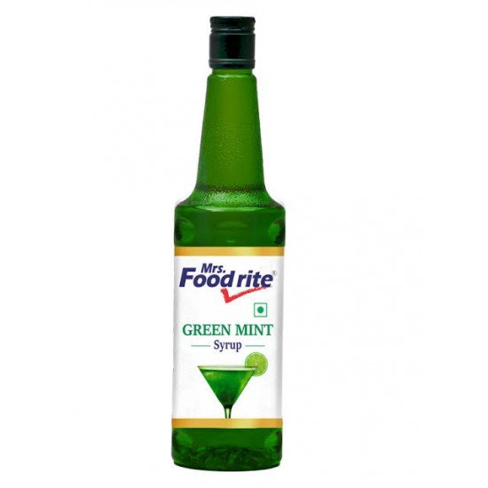 MR'S FOODRITE GREEN MINT SYRUP 750ML