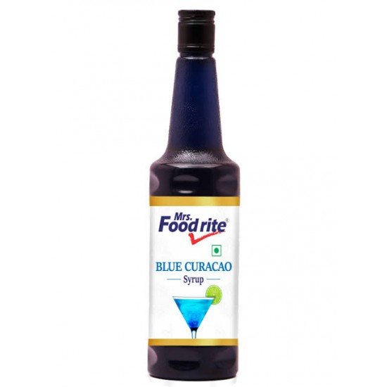 MR'S FOODRITE BLUE CURACAO SYRUP 750ML