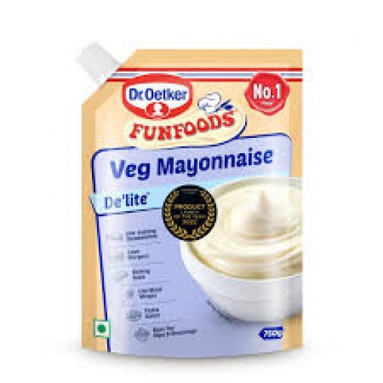 FUNFOODS VEG MAYONISE DE'LITE 800G