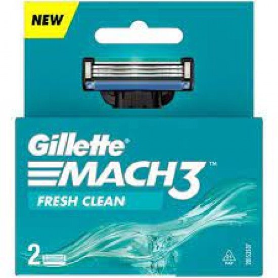 GILLETTE MACH3 FRESH CLEAN CARTRIDGE 4N