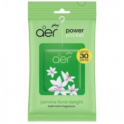 Godrej Aer Power Pocket Long Lasting Bathroom Fragrance Floral Delight 10G    Godrej Aer Power Pocket Long Lasting Bathroom Fragrance Floral Delight 10G