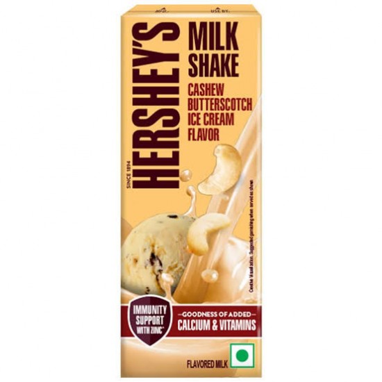 Hershey's Milkshake Cashew Butterscotch Ice Cream Flavor 180ML