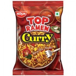 NISSAN TOP RAMEN CURRY SAUCY FLAT NOODLES 70G