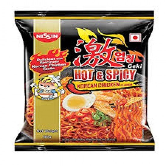 NISSAN HOT& SPICY KOREAN CHICKEN NOODLES 80G