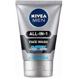 NIVEA MEN ALL IN 1 CHARCOAL FACE WASH 50G
