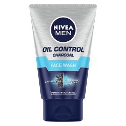 Nivea Men Oil Control Charcoal Cooling Menthol Face Wash 100G
