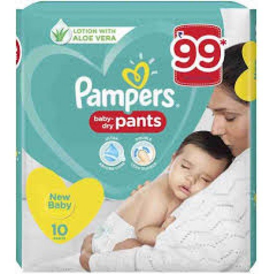 PAMPERS   SMALL 10 PANTS