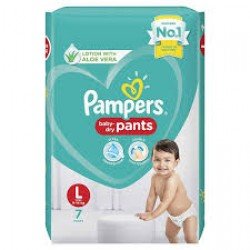 PAMPERS LARGE 7 PNTS PAMPERS LARGE 7 PNTS