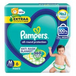 PAMPERS MEDIUM 6 PANTS PAMPERS MEDIUM 6 PANTS