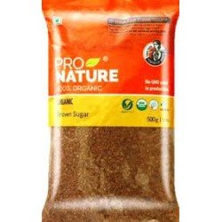 PRO NATURE ORGANIC BROWN SUGAR 500G PRO NATURE ORGANIC BROWN SUGAR 500G