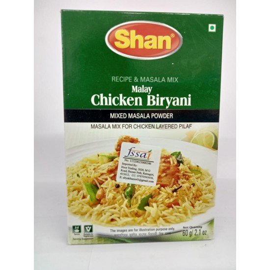 SHAN CHICKEN BIRYANI MASALA 60G
