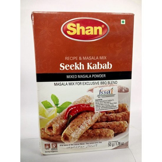 SHAN SEEKH KABAB MASALA 50GM