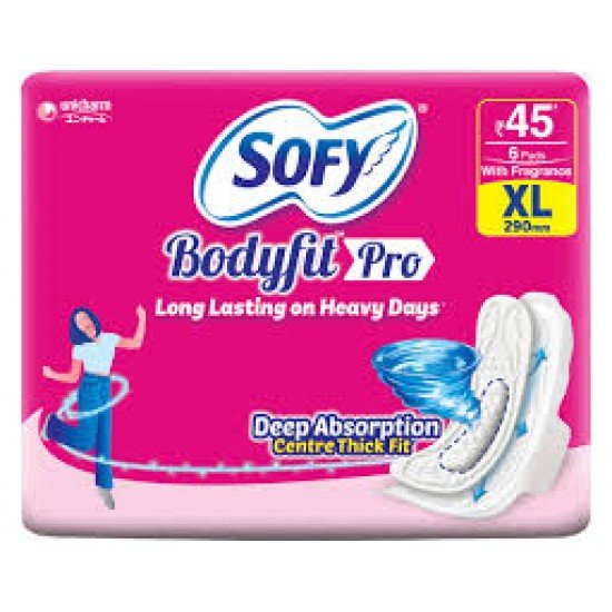 SOFY BODYFIT XL PADS 6PC
