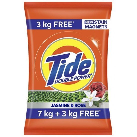 Tide Jasmine & Rose Detergent Powder (7+3) KG 
