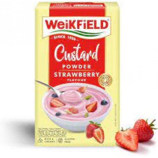 WEIKFIELD CUSTARD  STRAWBERRY 75G