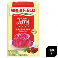 WEIKFIELD JELLY CRYSTELMIX  RASPBERRY 90G