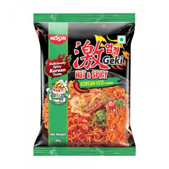 NISSIN KOREAN SPICY VEG 80G