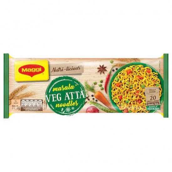 MAGGI 2-MINUTE MASALA VEG ATTA NOODLES 420G