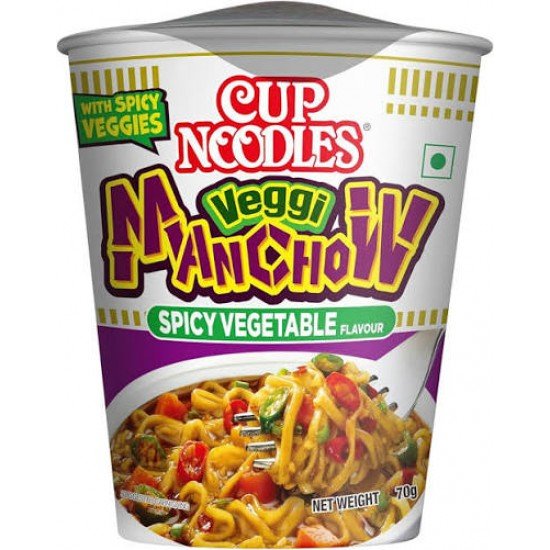 CUP NOODLES VEGGI MANCHOW (SPICY VEGETABLE FLVR)
