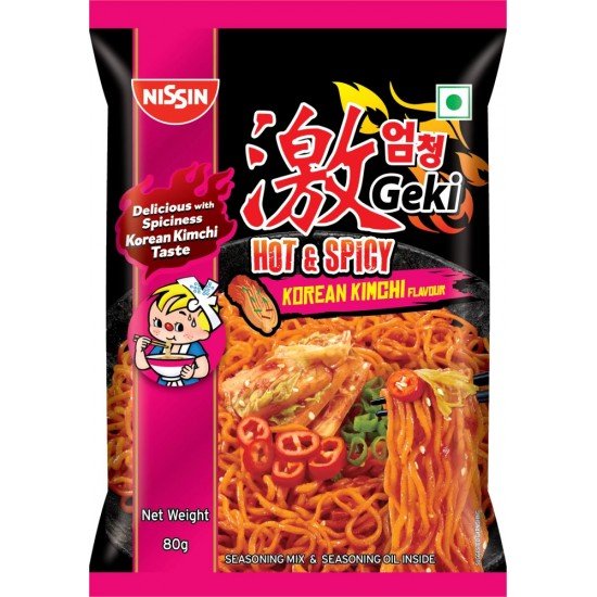 NISSAN HOT&SPICY KOREAN KIMCHI 80G