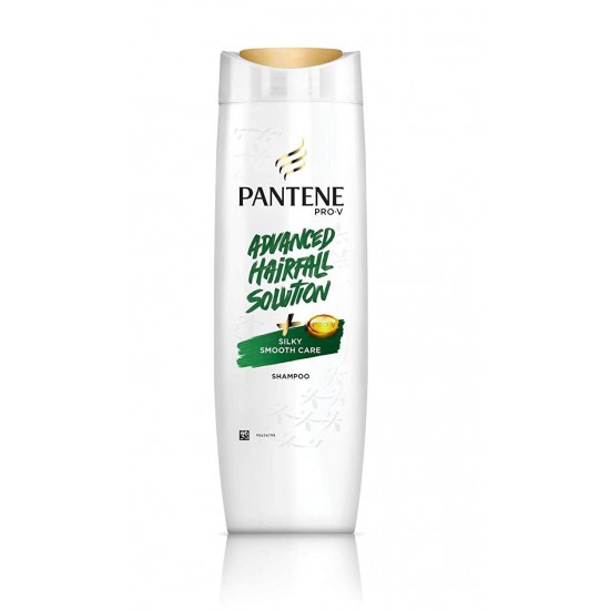 Pantene Advanced Hairfall Solution, Silky Smooth Care Shampoo, Green 340ML, 