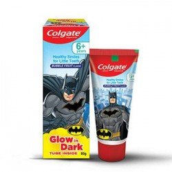 Colgate bat man paste free glow in dark tube (80g)