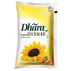 Dhara Refined Sunflower Oil 1L