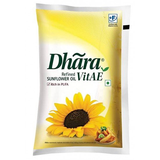 Dhara Refined Sunflower Oil 1L
