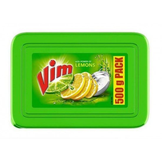 Vim Dishwash Bar Lemon  500G