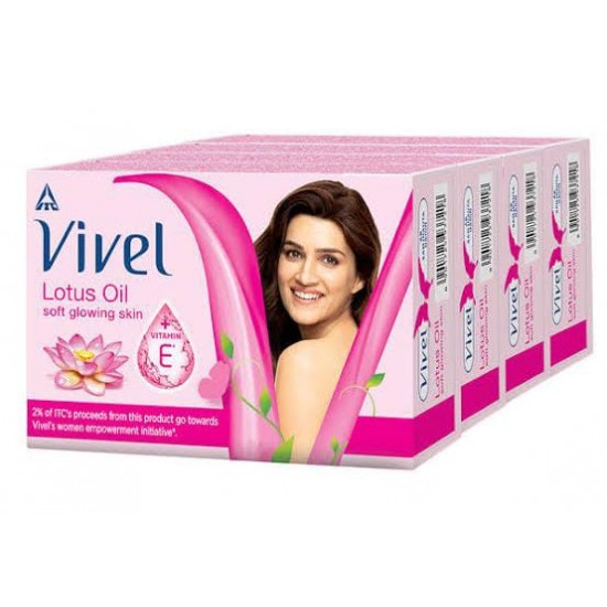 Vivel Lotus Oil Soft Glowing Skin (100G*3+1) 400G