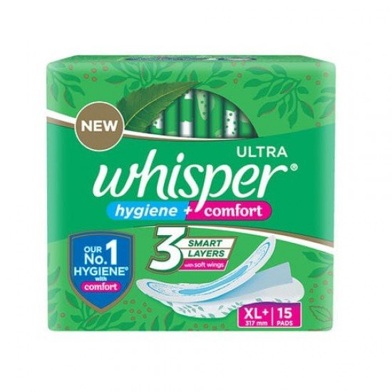 Whisper  Hygiene +Comfort XL15 Pads